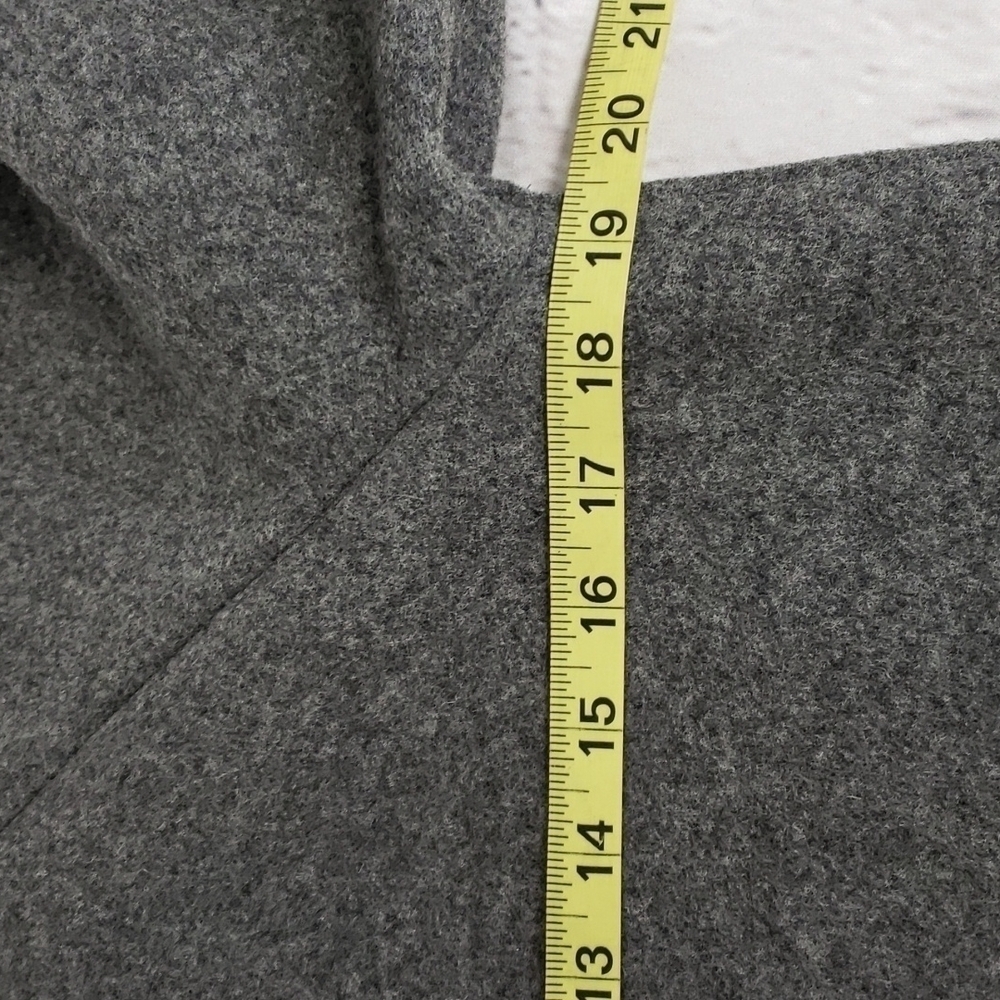 Jones New York Signature Wool/Nylon Grey Car Coat Jacket Lightweight Unlined EUC - Picture 8 of 16